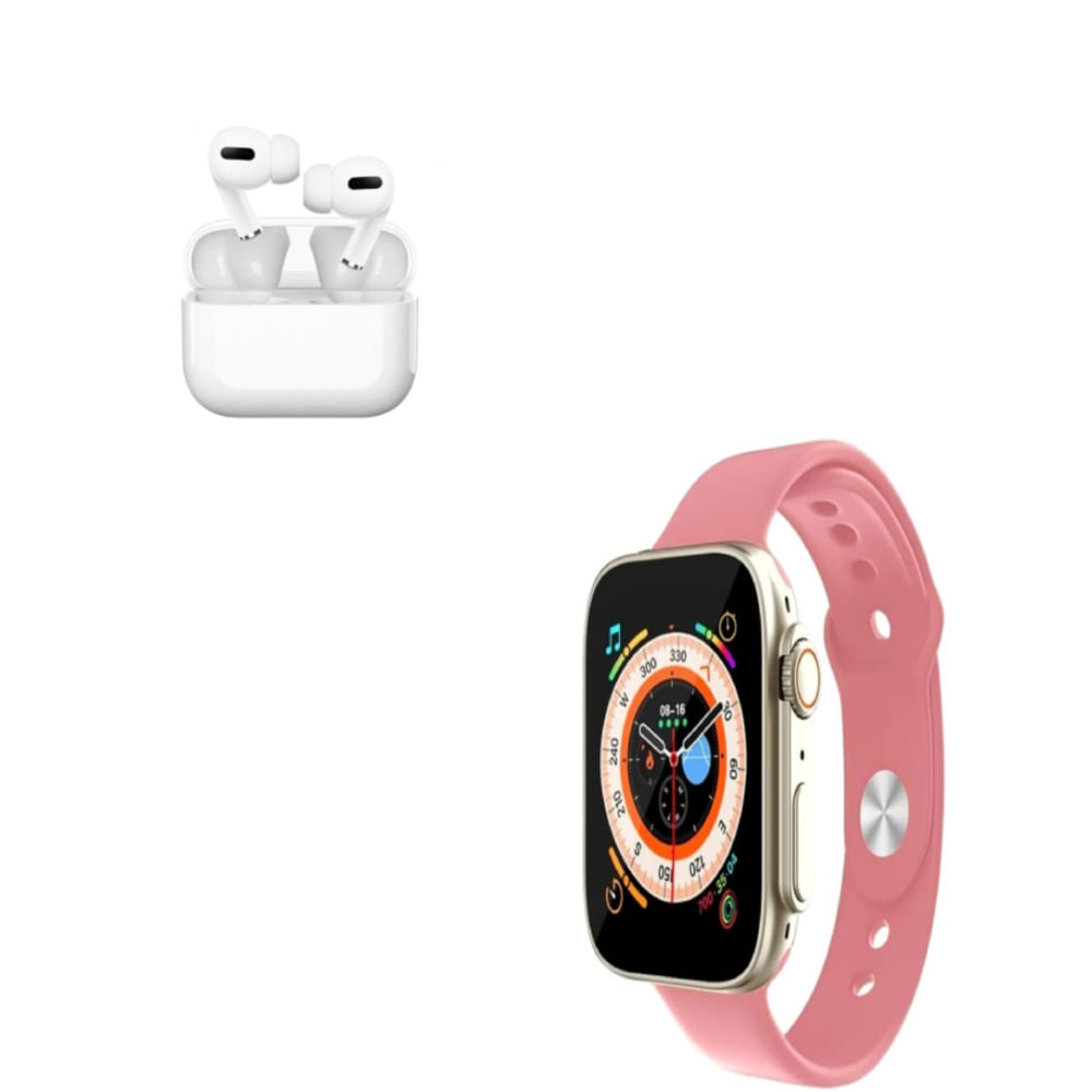 Reloj Inteligente Unisex Color Rosa, Compatible con iOS- Android/ Smart  Watch Serie 28 Ultra Bluetooth 4.0