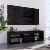 Centro de Entretenimiento Sao Sebastiao 65"" Movenda Negro