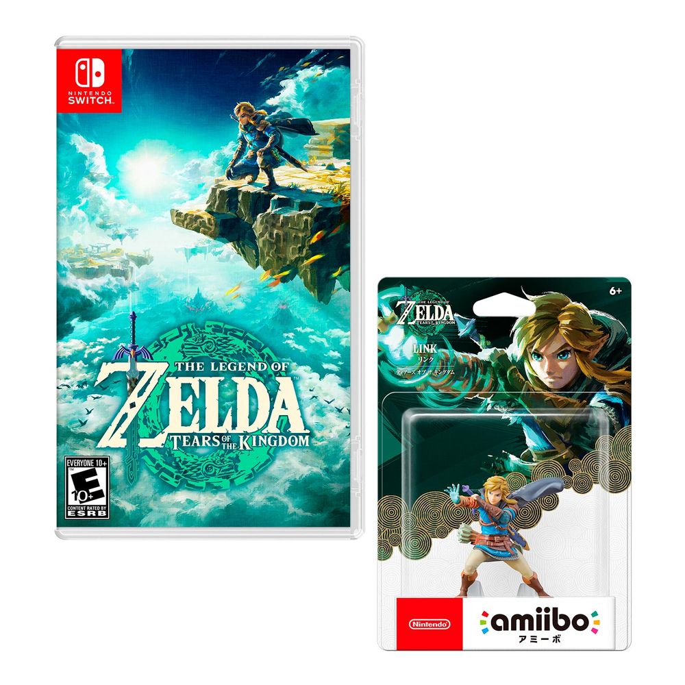 The Legend Of Zelda Tears Of The Kingdom Nintendo Switch + Amiibo - Promart
