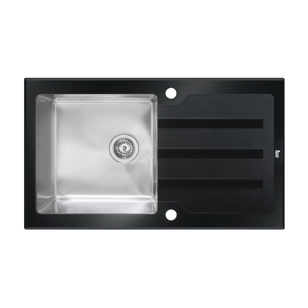 Lavadero Inox Cristal Diamond RS15 1C 1E Teka