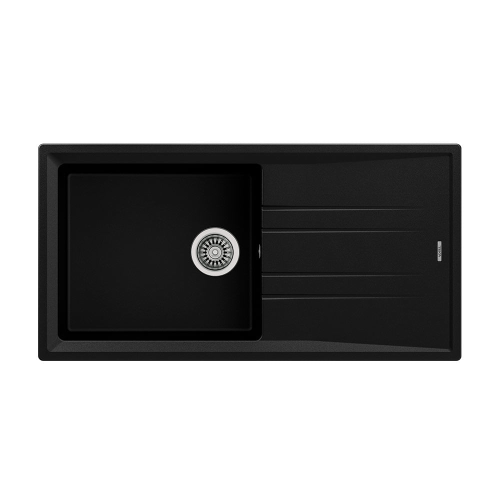 Lavadero Tegranit Stone 60 L-TG 1C1E Met Black Teka