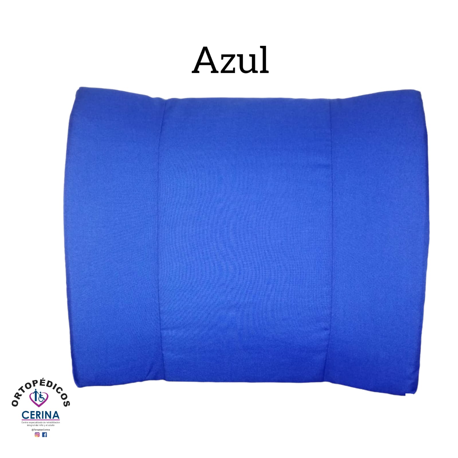 Respaldar Soporte Lumbar Color Azul