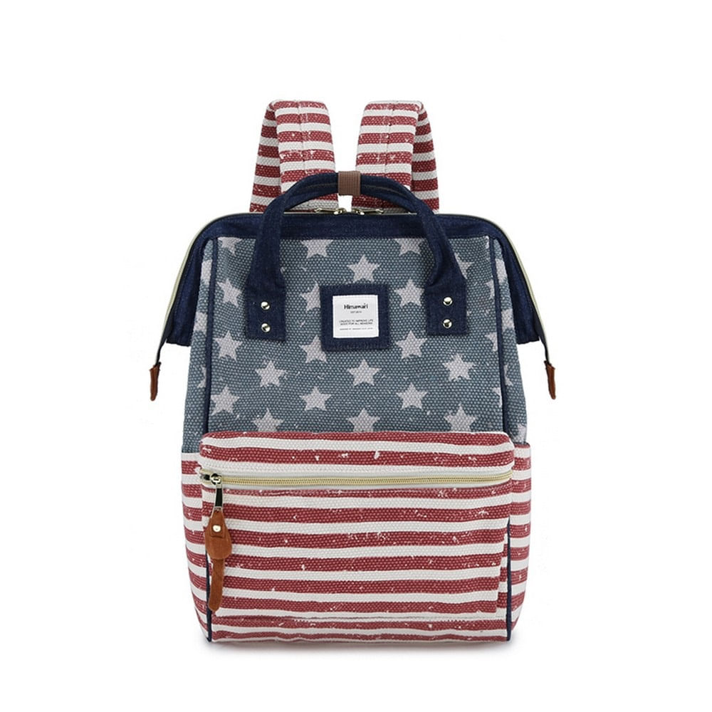 Mochila escolar o de viaje porta Laptop Himawari H9002 1 Azul y Rojo Mochila escolar o de viaje porta Laptop Himawari H9002 1 Azul y Rojo