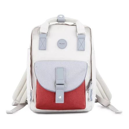 Mochila escolar o de viaje porta Laptop Himawari H201 7 Blanco y Rojo Mochila escolar o de viaje porta Laptop Himawari H201 7 Blanco y Rojo
