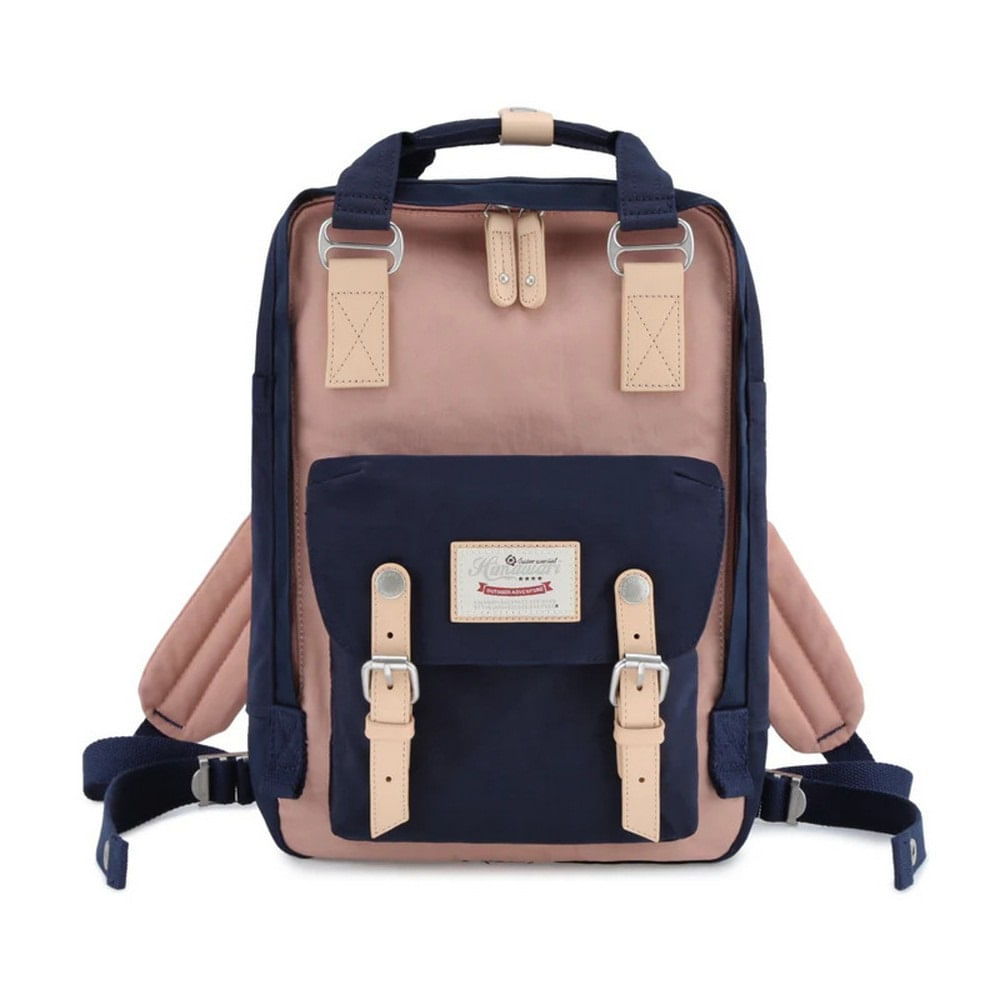 Mochila escolar o de viaje porta Laptop Himawari H188L 54 Rosado y Azul Mochila escolar o de viaje porta Laptop Himawari H188L 54 Rosado y Azul