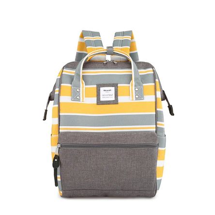 Mochila escolar o de viaje porta Laptop Himawari HABCD 1 Amarillo y Gris Mochila escolar o de viaje porta Laptop Himawari HABCD 1 Amarillo y Gris