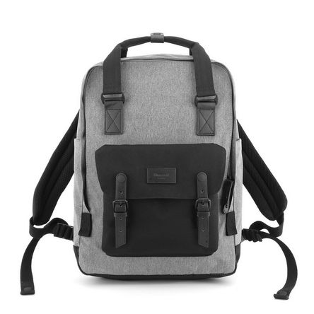 Mochila escolar o de viaje porta Laptop Himawari H1010 6 Gris y Negro Mochila escolar o de viaje porta Laptop Himawari H1010 6 Gris y Negro