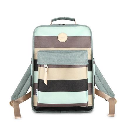 Mochila escolar o de viaje porta Laptop Himawari H0827 6 Verde Agua y Negro Mochila escolar o de viaje porta Laptop Himawari H0827 6 Verde Agua y Negro