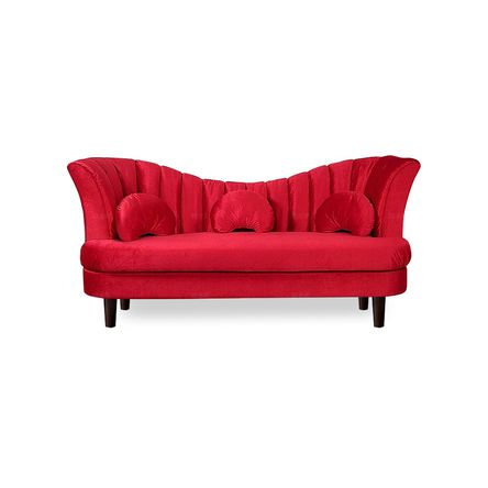 Sofá de 3 Cuerpos Armani Home Premium Rojo Pasión Sofá de 3 Cuerpos Armani Home Premium Rojo Pasión