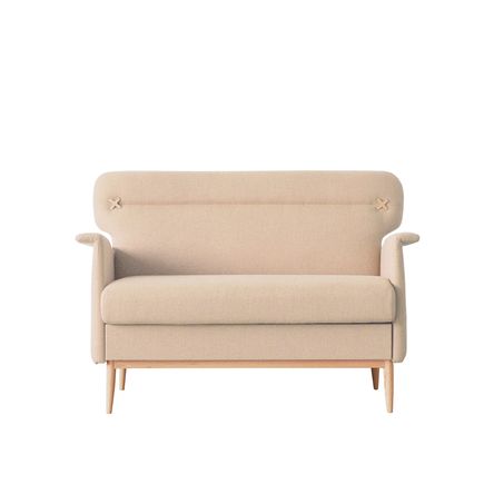 Sofá de 2 Cuerpos Fruna Home Premium Beige