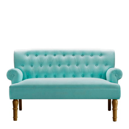 Sofá de 2 cuerpos Albina Home Premium Celeste Sofá de 2 cuerpos Albina Home Premium Celeste