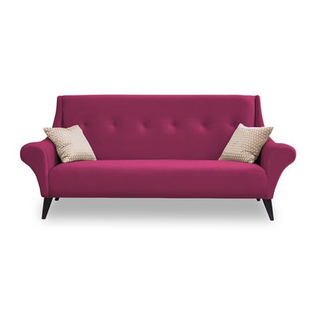 Sofá de 2 Cuerpos Prince Home Premium Fucsia Sofá de 2 Cuerpos Prince Home Premium Fucsia