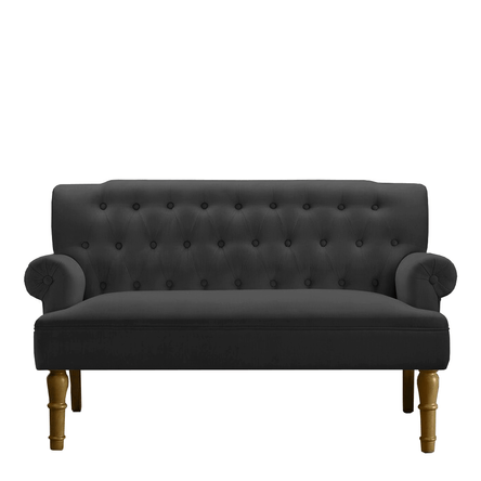 Sofá de 2 cuerpos Albina Home Premium Negro Sofá de 2 cuerpos Albina Home Premium Negro