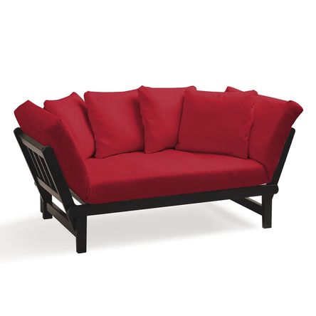 Sofá de 2 Cuerpos Rosita Home Premium Rojo