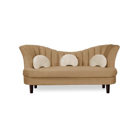 Sofá de 3 Cuerpos Armani Home Premium Tabaco Sofá de 3 Cuerpos Armani Home Premium Tabaco