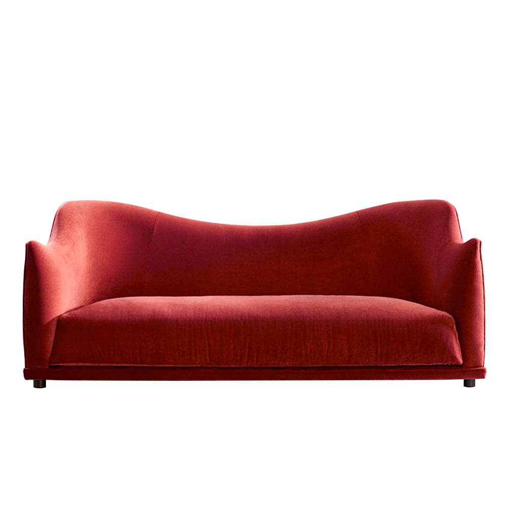 Sofá Home Premium Dino 3 Cuerpos Home Premium Rojo