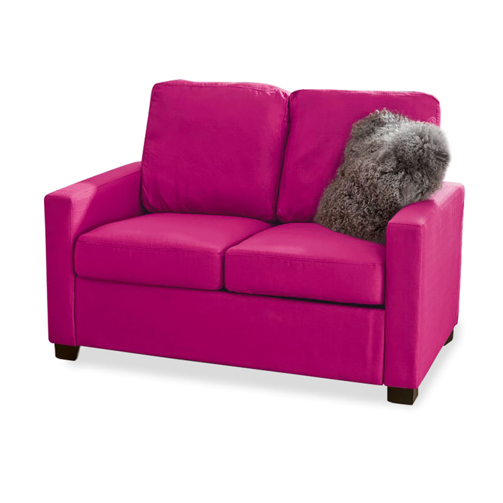 Sofá de 2 Cuerpos Tito Home Premium Fucsia