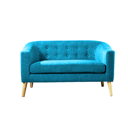 Sofá de 2 cuerpos Viviana Home Premium Celeste Sofá de 2 cuerpos Viviana Home Premium Celeste