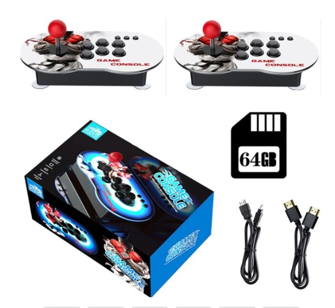 Consolas retro de videojuegos, doble Joystick, 10000 + juegos