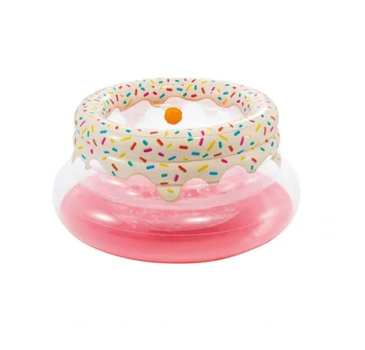 Corral Inflable Con Base Acolchado Para Bebes Rosado Intex