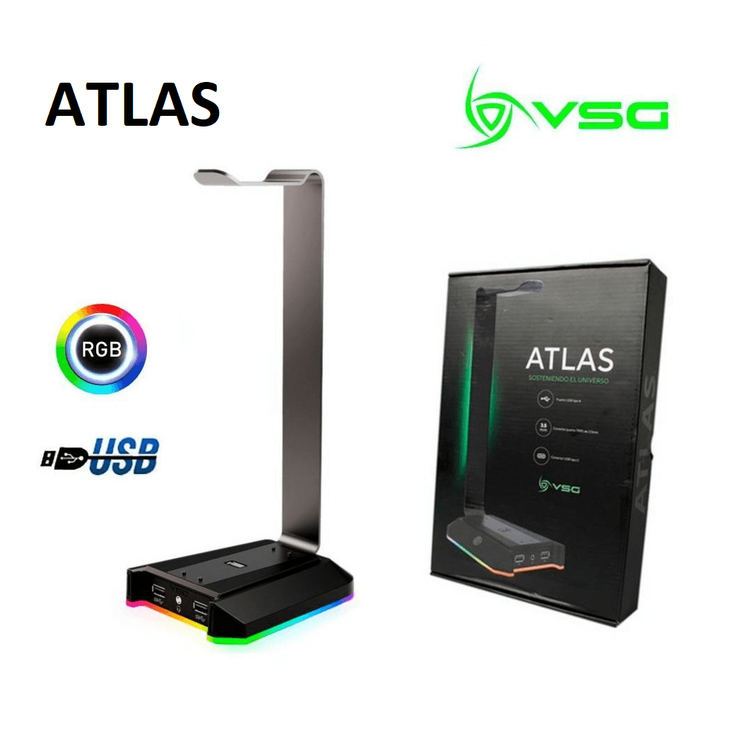 Soporte Para Audifonos Vsg Atlas Rgb