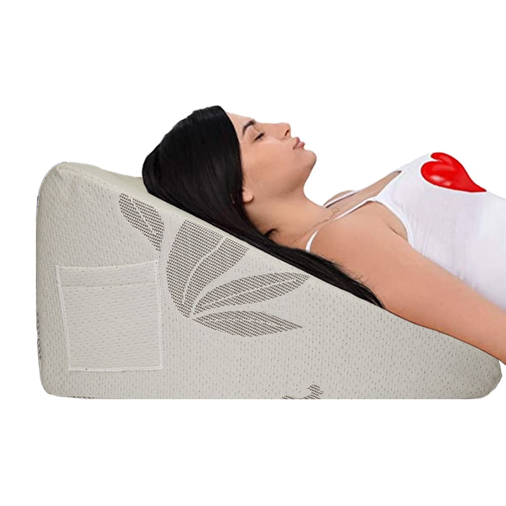 Almohada Cojín Antireflujo Aloe Vera Memory Foam Teraflex 64x60x30cm
