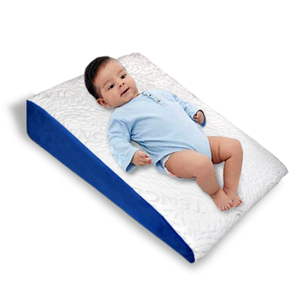 Cojín Antireflujo Bebé Impermeable Azul Teraflex 61x61x12cm