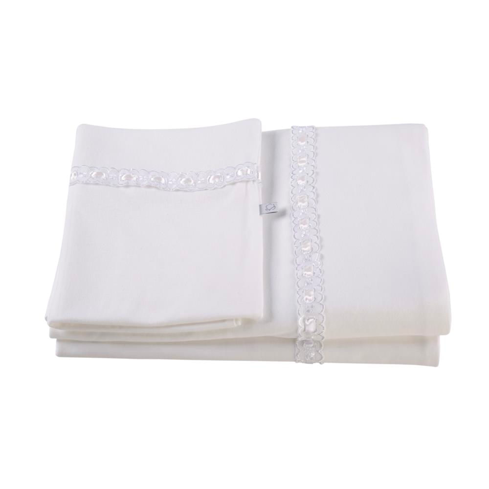 Sabanas Soft Cuna Cinta Blanco