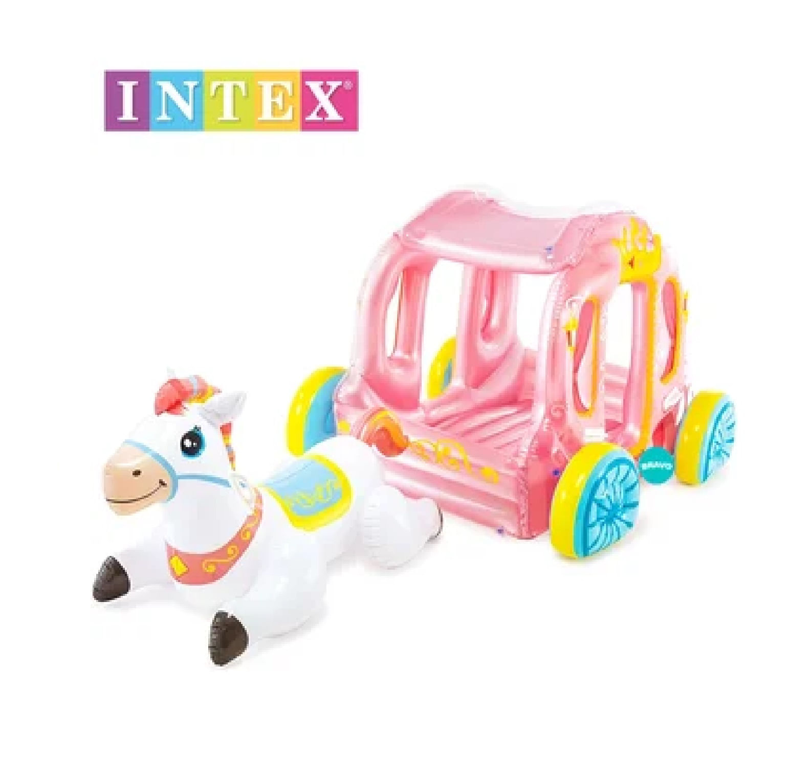 Carruaje Princesa Inflable Intex Infantil