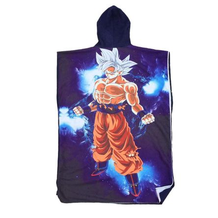 Toalla Cordano Poncho Adulto Goku N Talla L Unisex Toalla Cordano Poncho Adulto Goku N Talla L Unisex