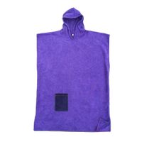 Toalla Cordano Poncho Adulto Morado Talla L Unisex