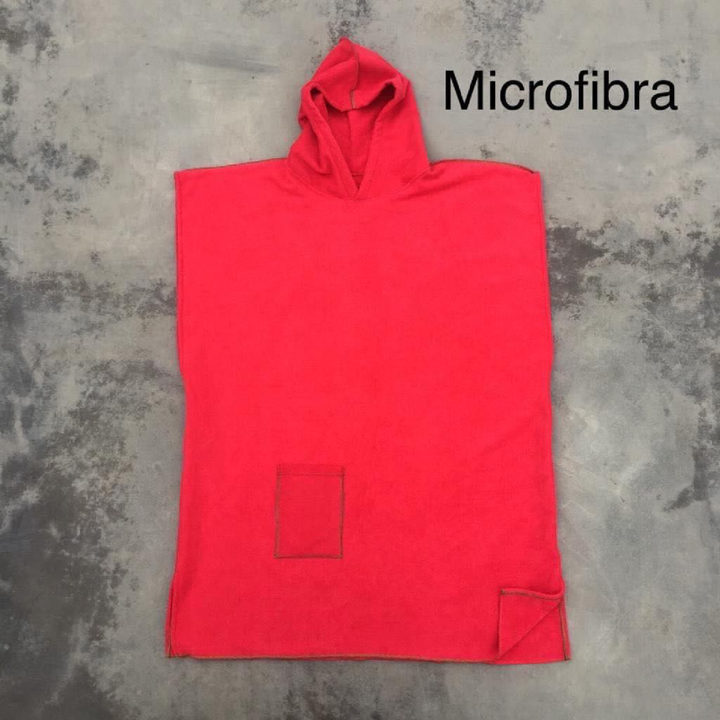 Toalla Cordano Poncho Adulto Rojo Talla L Unisex