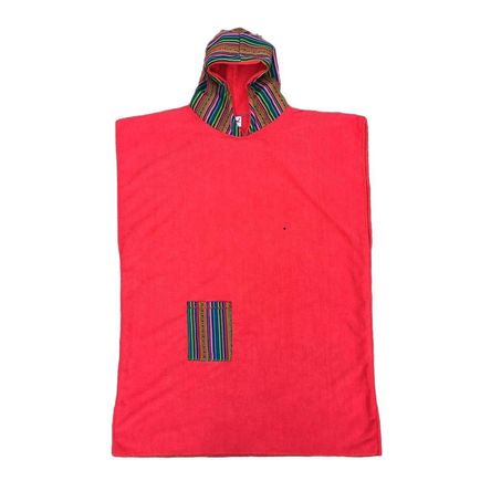 Toalla Cordano Poncho Adulto Rojo Incaico Talla L Unisex Toalla Cordano Poncho Adulto Rojo Incaico Talla L Unisex