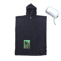 Toalla Cordano Poncho Niño 9 a 12 años Negro Talla S Unisex
