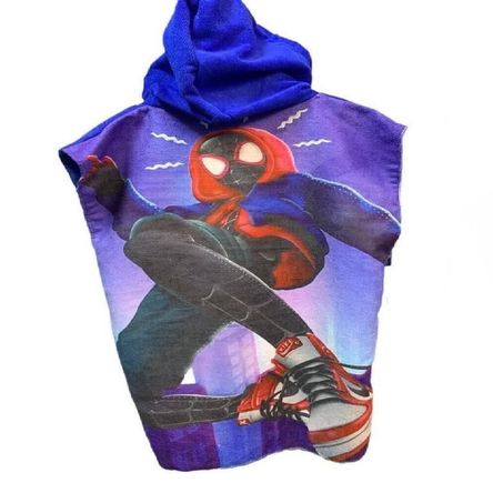 Toalla Cordano Poncho Niños 9 a 12 años Spider Talla S Unisex Toalla Cordano Poncho Niños 9 a 12 años Spider Talla S Unisex