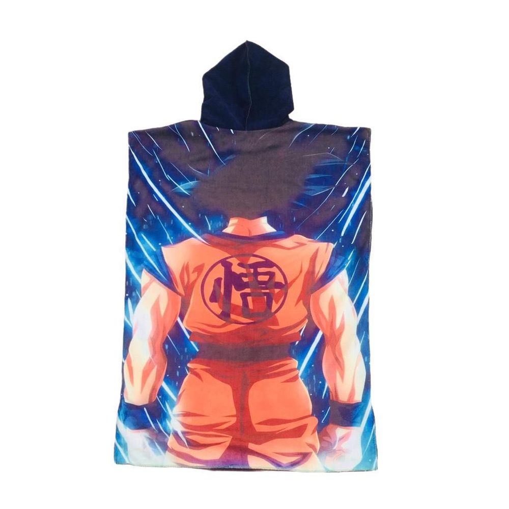 Toalla Cordano Poncho Niño 9 a 12 años Goku A Talla S Unisex Toalla Cordano Poncho Niño 9 a 12 años Goku A Talla S Unisex