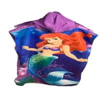 Toalla Cordano Poncho Niño 9 a 12 años Sirena Talla S Unisex