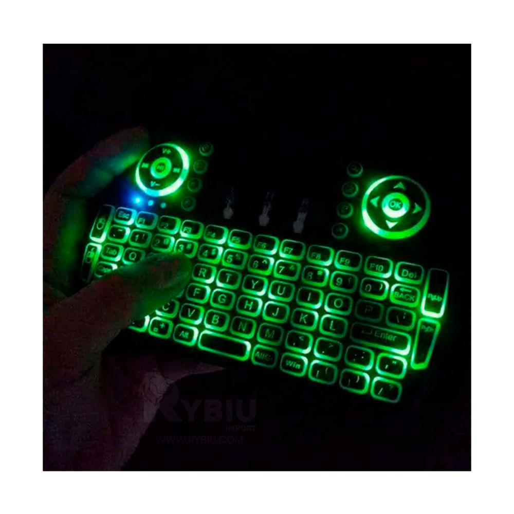 Mini Teclado Inalambrico para Televisión con Luz Led Mini Teclado Inalambrico para Televisión con Luz Led