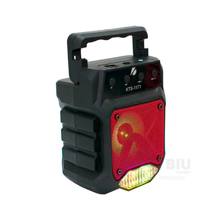 Magnifico Parlante Negro con Bluetooth y Microfono RYBIU IMPORT