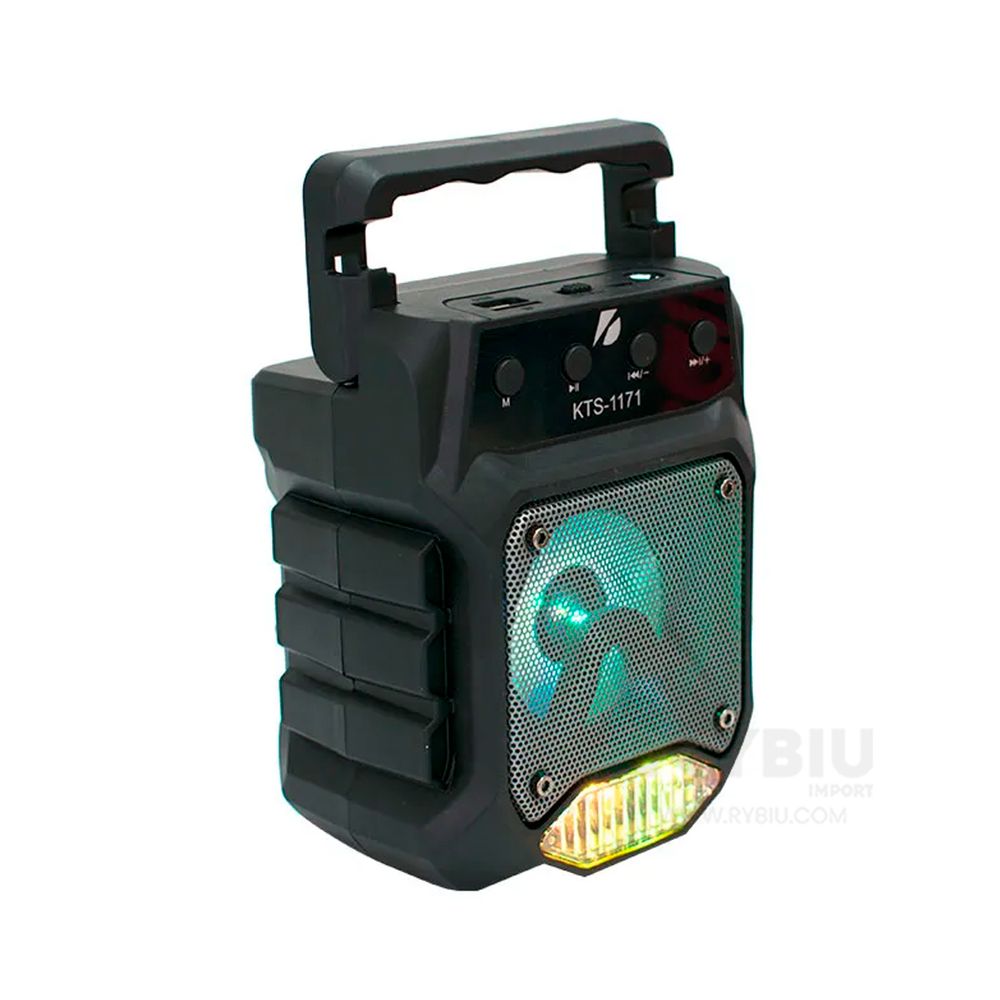 Moderno Parlante Negro Portatil con Bluetooth Moderno Parlante Negro Portatil con Bluetooth