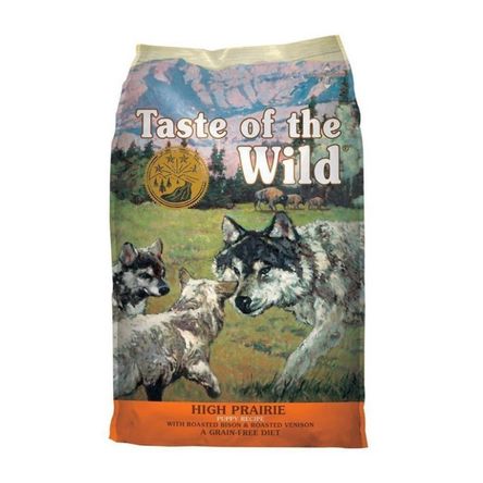 Comida para Perros Taste of the Wild Puppy High Prairie Bisonte y Venado Asado 12.2 Kg