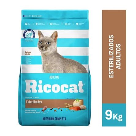 Comida para Gatos Ricocat Adultos Esterilizados 9 Kg Comida para Gatos Ricocat Adultos Esterilizados 9 Kg