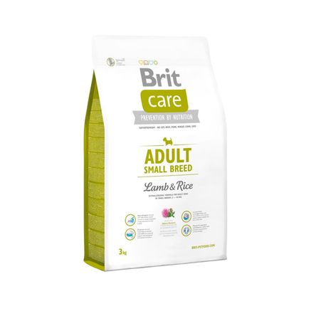Comida para Perros Brit Care Adult Small Breeds Lamb & Rice 3 Kg