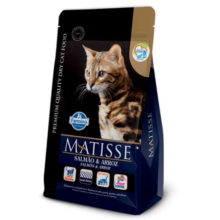 Comida para Gatos Matisse Gatos Adultos Salmón y Arroz 2 Kg Comida para Gatos Matisse Gatos Adultos Salmón y Arroz 2 Kg