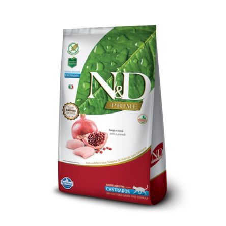 Comida para Gatos NyD Prime Feline Gatos Adultos Castrados Pollo y Granad 7.5 Kg MATISSE