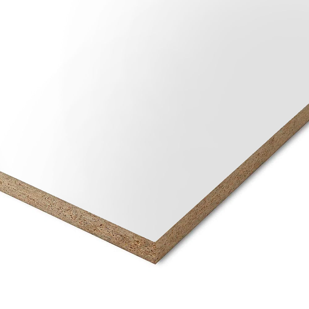 Tablero de Melamina Blanco 18mm 7x8 2.10 x 2.44m Werken