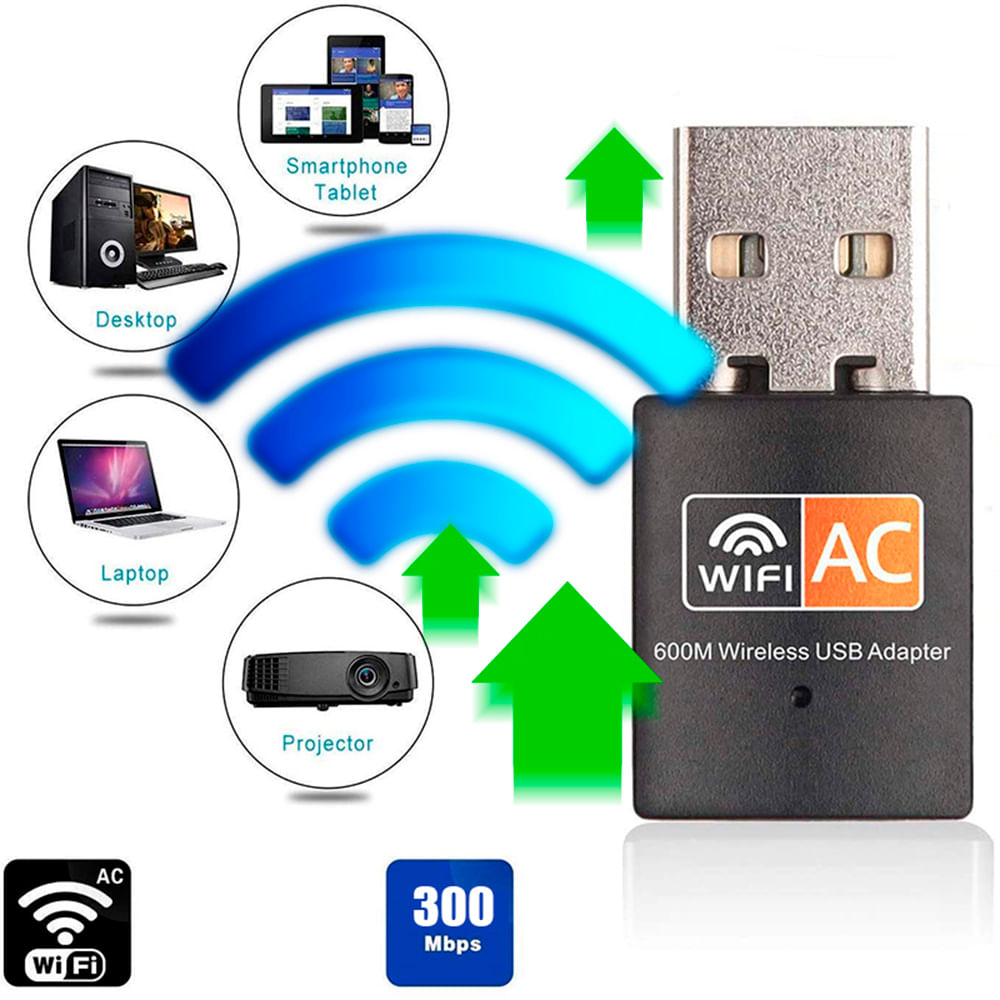 Las mejores ofertas en Casa de los adaptadores de red Wi-Fi USB