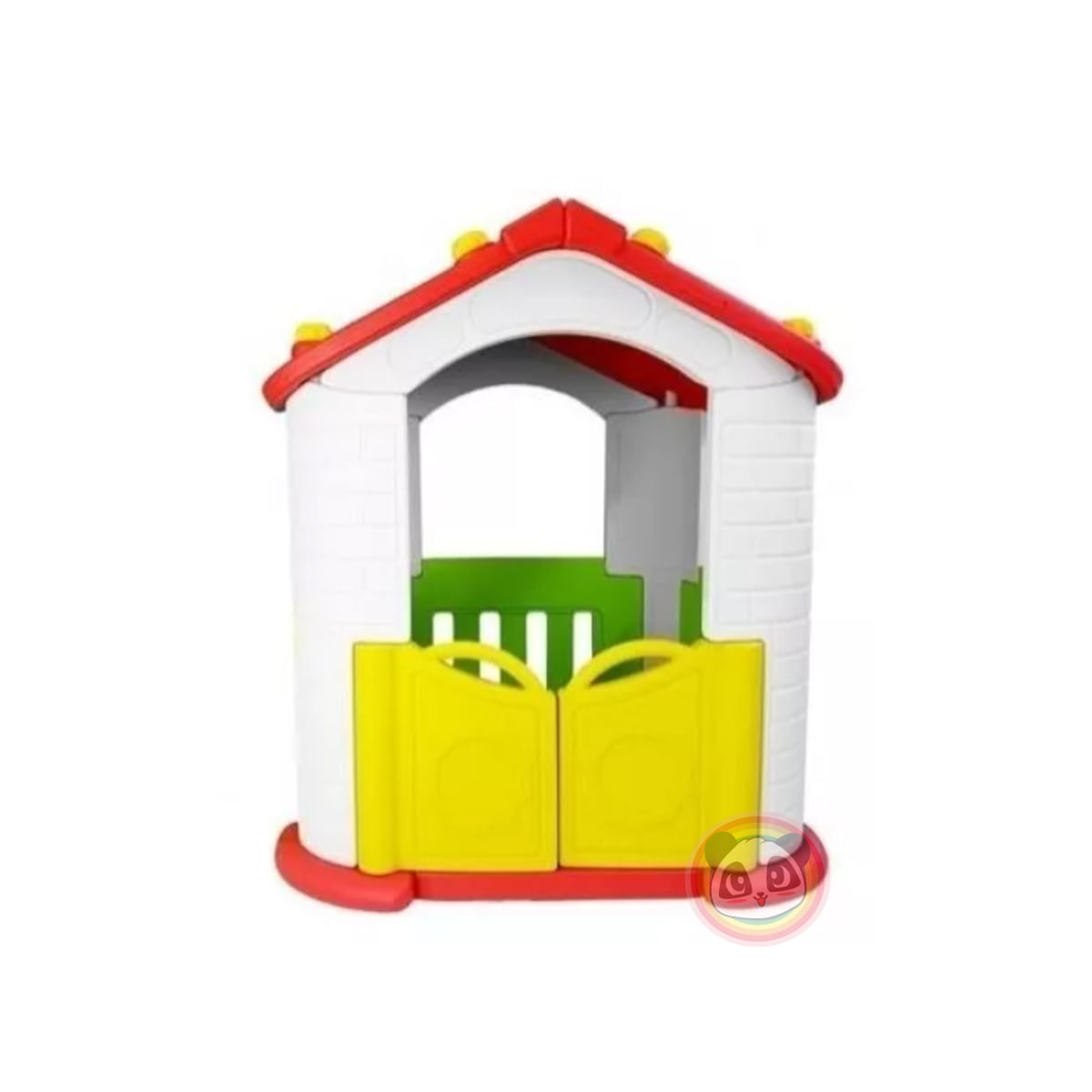 Casita infantil Infantil color amarilla con verde