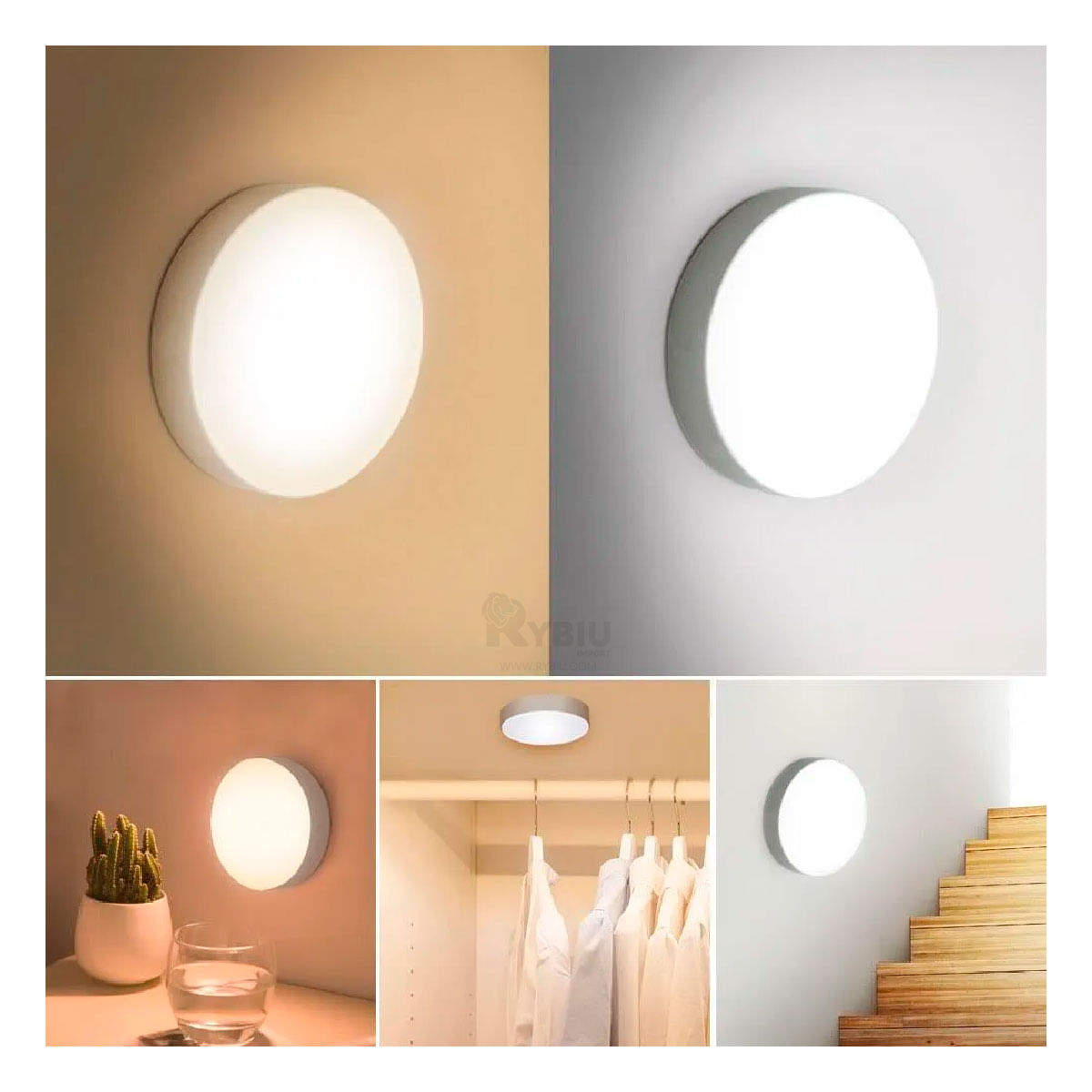Foco Lampara Led Circular para Camping