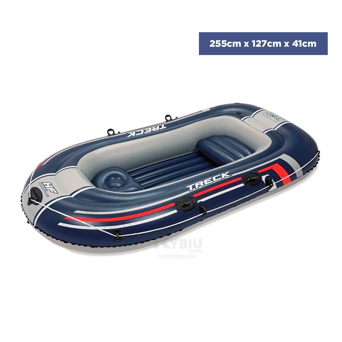 Bestway Juego de Botes Hinchables 255 cm x 127 cm